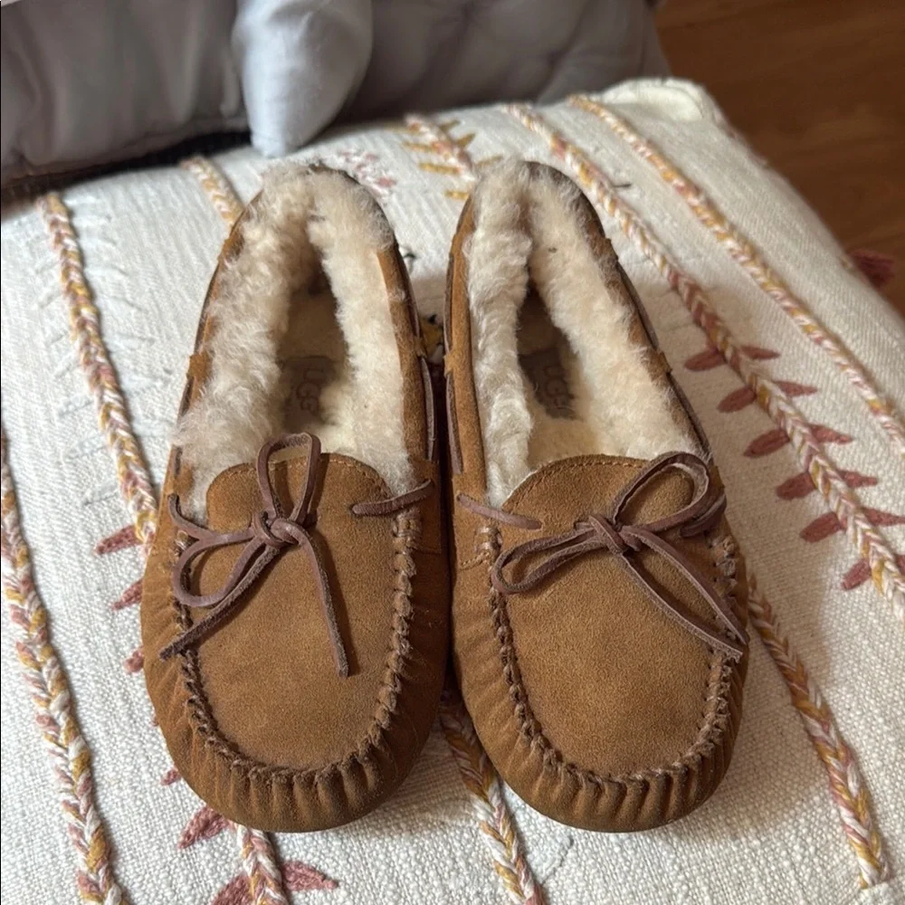 UGG Brown Moccasin Slippers- CLOSET CLEAR OUT
